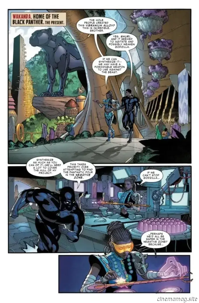 Годзилла разрушает Вселенную Marvel №2 — превью комикса
