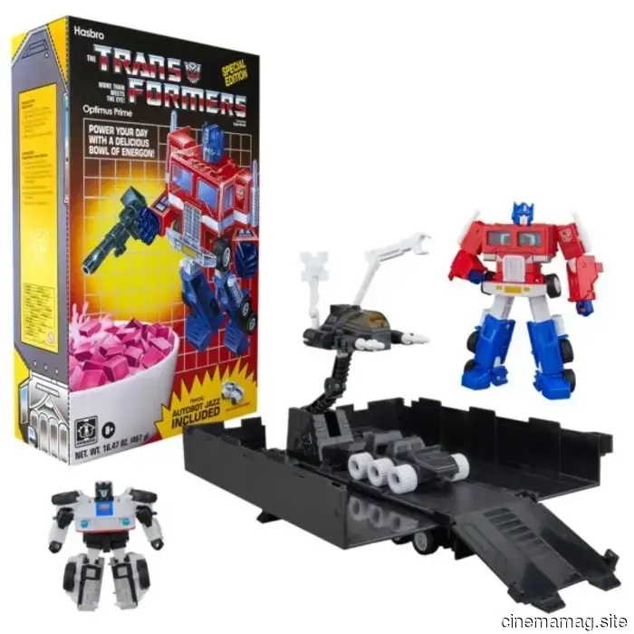 Transformers Optimus Prime & Autobot Jazz Set di Scatole di Cereali apre i preordini da Hasbro