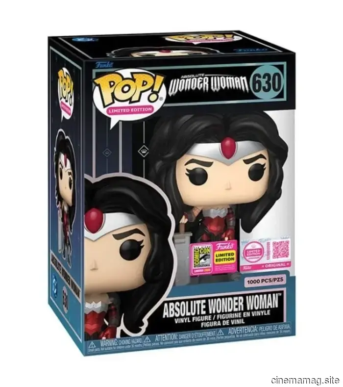 Absolute Batman, Superman, and Wonder Woman Pop! Vinyl figures are set to debut at Comic-Con.