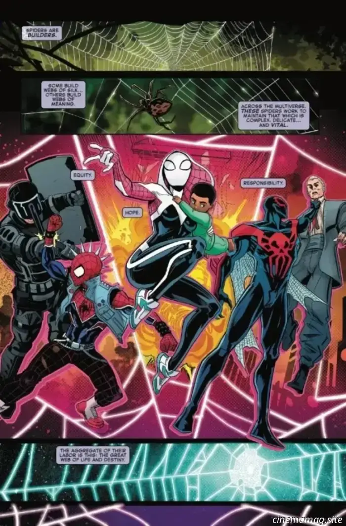 Web of Spider-Verse: New Blood #1-Avance del cómic