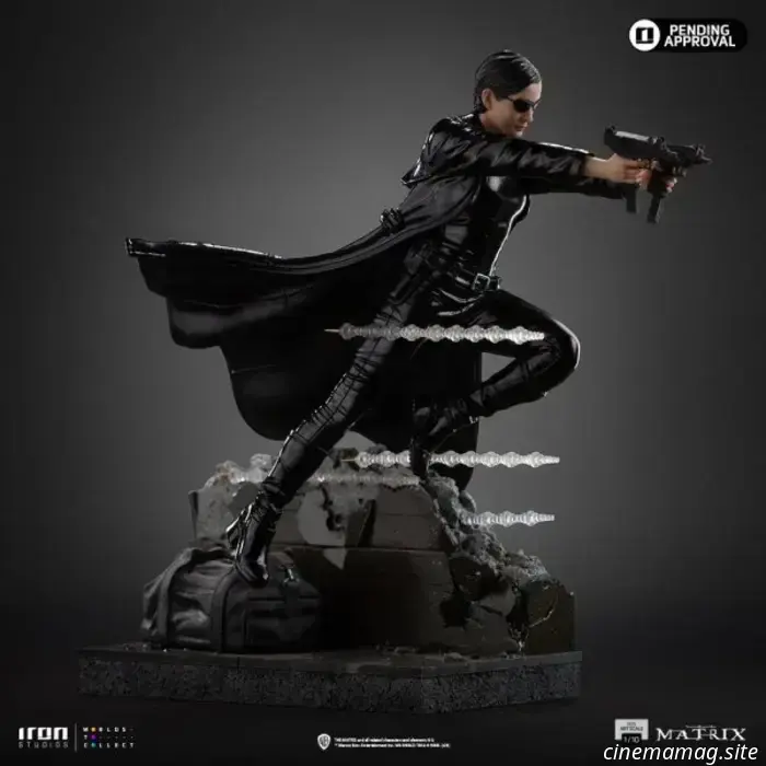 Trinity si unisce alla linea di collezionabili di Iron Studios dedicata a The Matrix con una nuova statua.