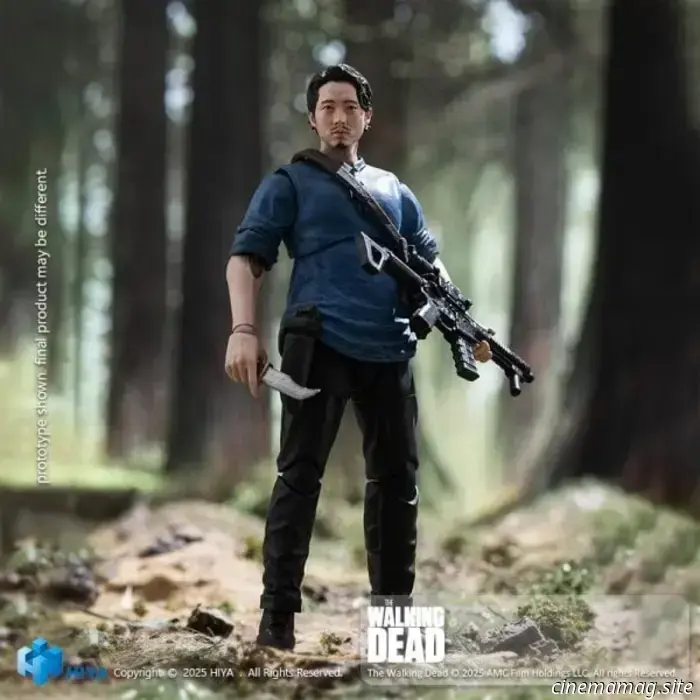 Glenn si unisce alla collezione The Walking Dead di Hiya Toys con una figura della Exquisite Mini Series.