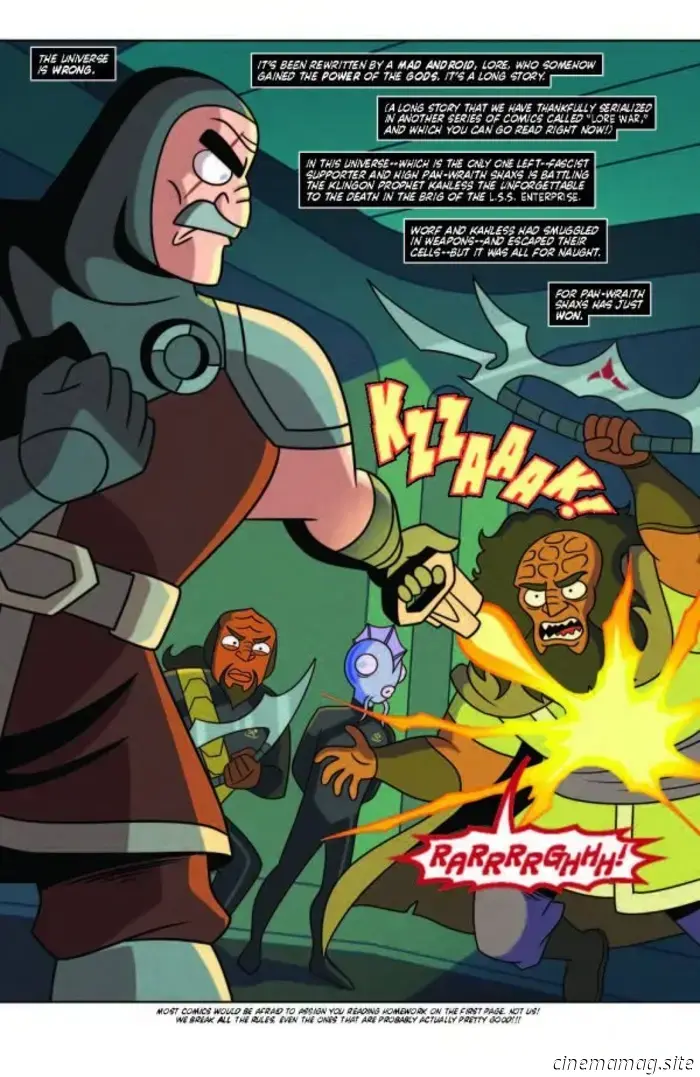 Comic Book Sneak Peek - Star Trek: Lore War – Shaxs' Worst Day #1