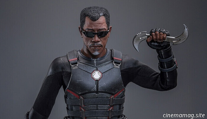 Blade joins Hot Toys' sixth scale action figure collection featuring Deadpool and Wolverine.