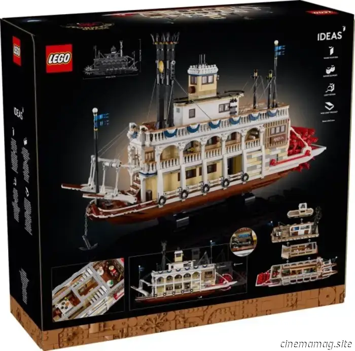 LEGO Ideas River Steamboat is set to launch this April.