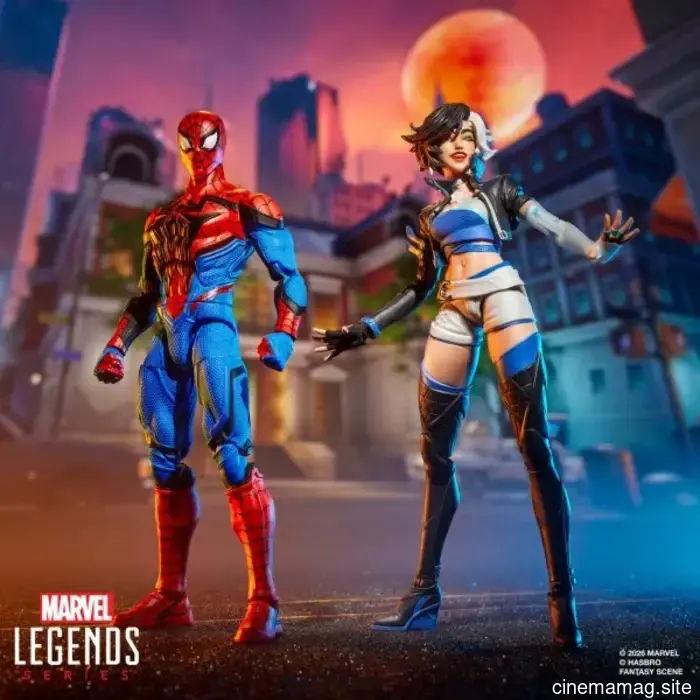 Hasbro brings the Marvel Legends Series to life with Moon Knight, Jeff the Land Shark, Venom, Spider-Man, and Luna Snow from Marvel Rivals.