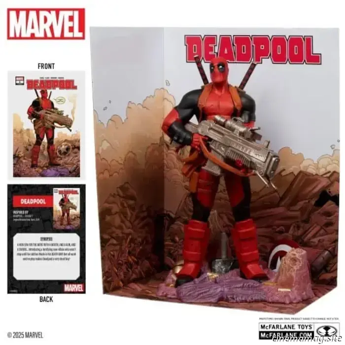 McFarlane presents new sixth scale collectibles of Spider-Man and Deadpool.