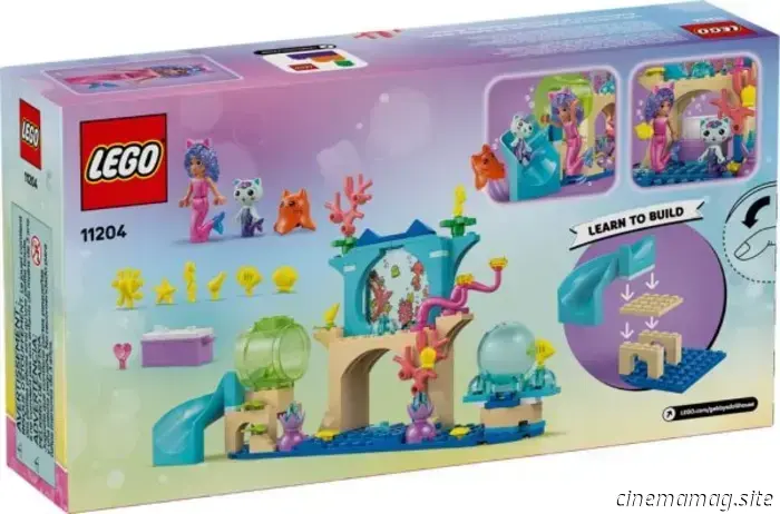 LEGO reveals sets that are tied to Gabby's Dollhouse: The Movie.