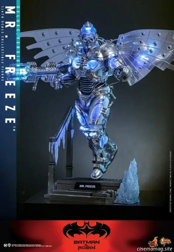 Arnold Schwarzenegger's Mr. Freeze is now part of Hot Toys' sixth scale figure collection for Batman & Robin.