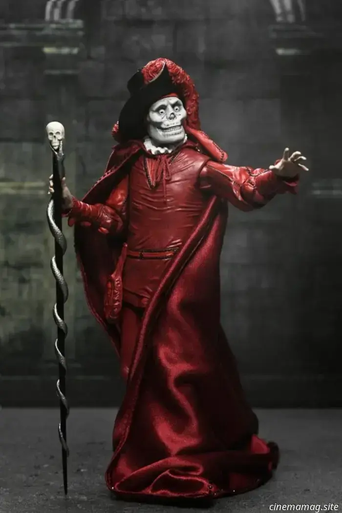 NECA celebrates the 100th anniversary of The Phantom of the Opera with a figure from Masque of the Red Death.