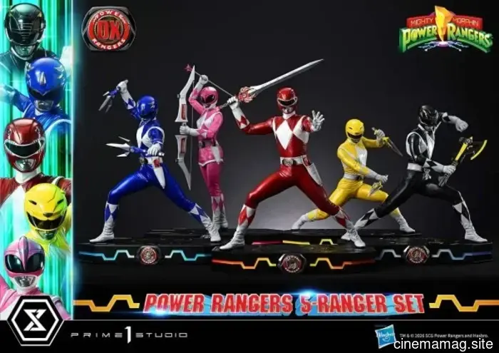 Prime 1 Studio has revealed the Mighty Morphin Power Rangers 5-Ranger Premium Masterline Series collectible set.