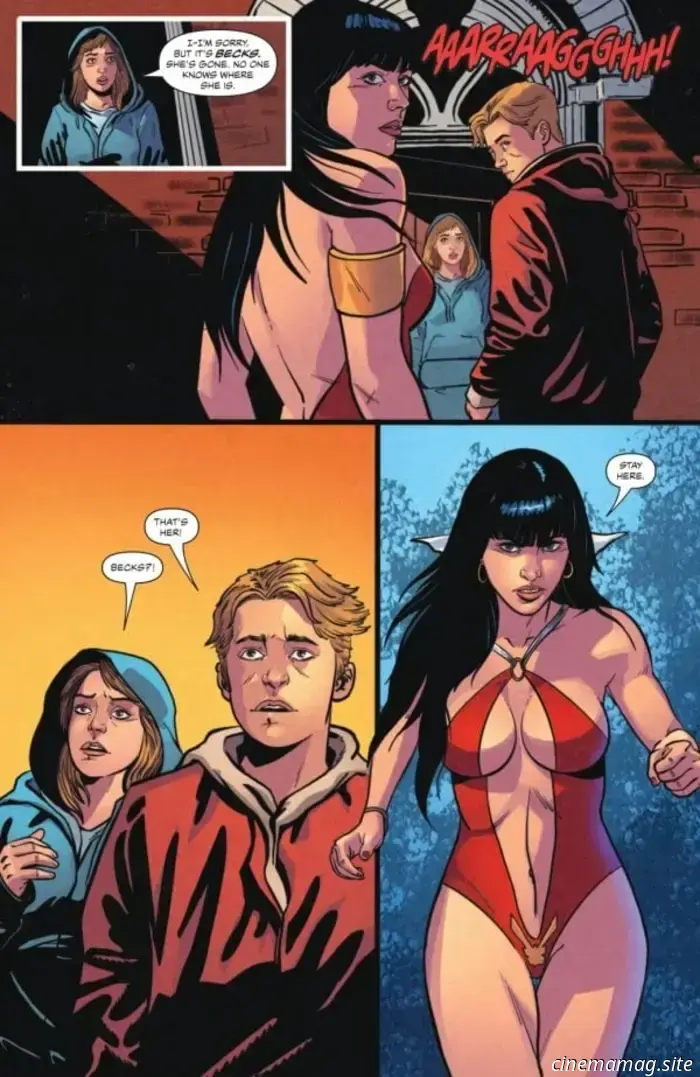 Here’s your first glimpse at Vampirella Halloween Horror.