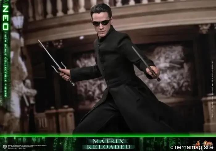 Hot Toys has revealed the sixth scale figure of Neo from The Matrix Reloaded.
