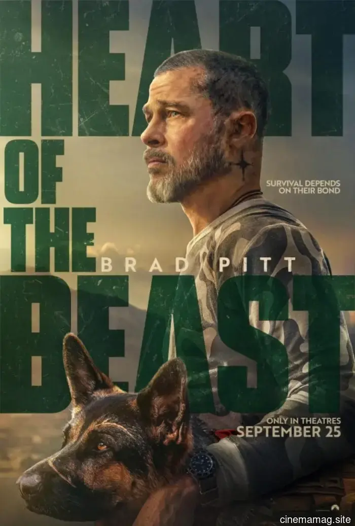 Scopri il dietro le quinte di Heart of the Beast con Brad Pitt e il suo co-protagonista a quattro zampe.