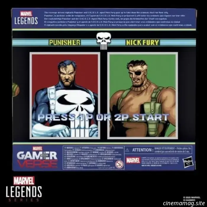 Hasbro has officially revealed the Punisher and Nick Fury Marvel Legends Series Gamerverse 2-pack.