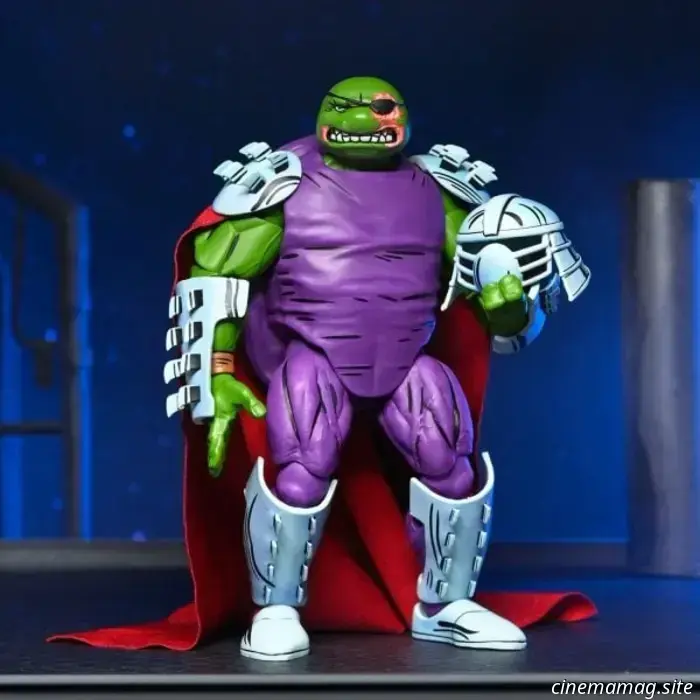 NECA svela le action figure delle Tartarughe Ninja: Raphael nei panni di Shredder, Donatello cyborg e Nobody.
