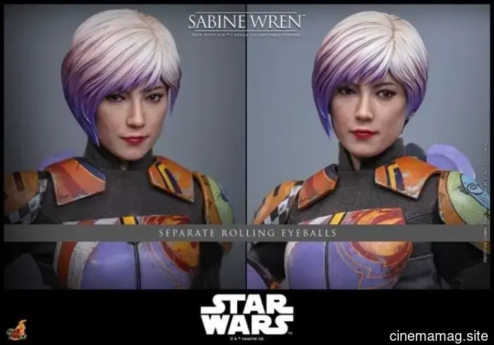 Hot Toys has released new sixth scale figures of Sabine Wren and Ezra Bridger from Star Wars Rebels.