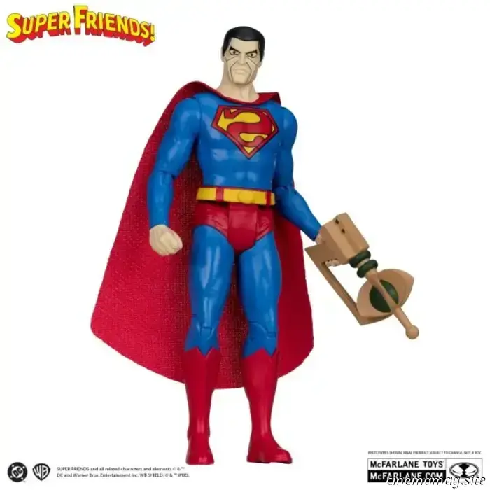 La linea di action figure retrò DC Super Friends di McFarlane aggiunge Bizarro Batman, Brainiac, i Wonder Twins e altro