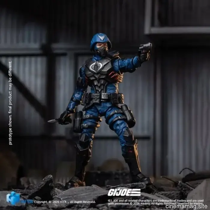 Figura de acción Cobra Officer de la mini serie Exquisite de G.I. Joe revelada por Hiya Toys