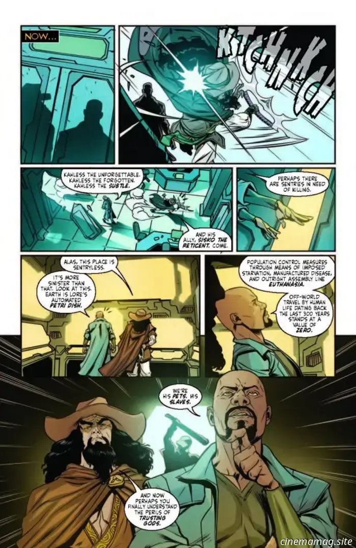 The conflict of Lore War persists in the preview for Star Trek: Defiant #26 comic book.