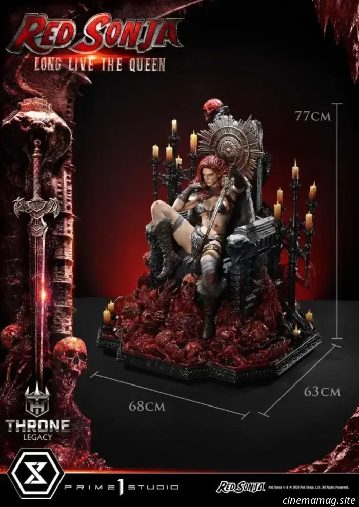 Red Sonja: la statua da collezione «Lunga vita alla regina» svelata da Prime 1 Studio