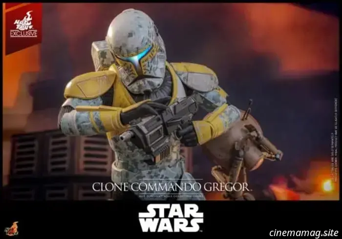 Clone Commando Gregor becomes part of Hot Toys' sixth scale action figure lineup from Star Wars.