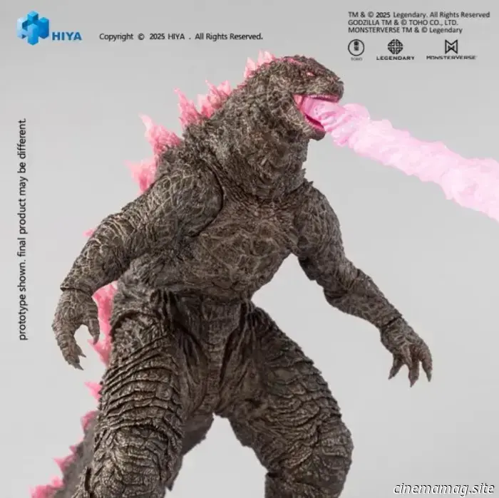 Hiya Toys lanza la figura de acción Godzilla Evolved con Rayo de Calor de Godzilla x Kong: The New Empire
