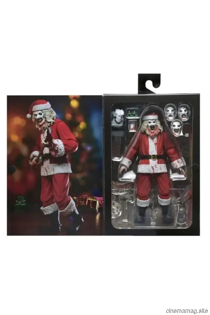 Art the Clown celebrates the holidays with NECA’s Terrifier 3 Ultimate action figure.