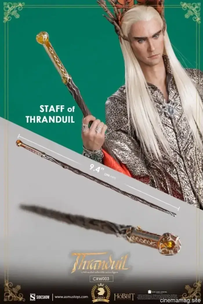 Asmus Toys presenta la figura coleccionable de Thranduil de Lee Pace de El Hobbit.