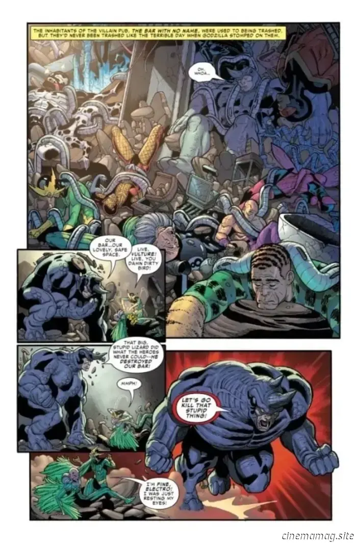 Годзилла разрушает Вселенную Marvel №2 — превью комикса