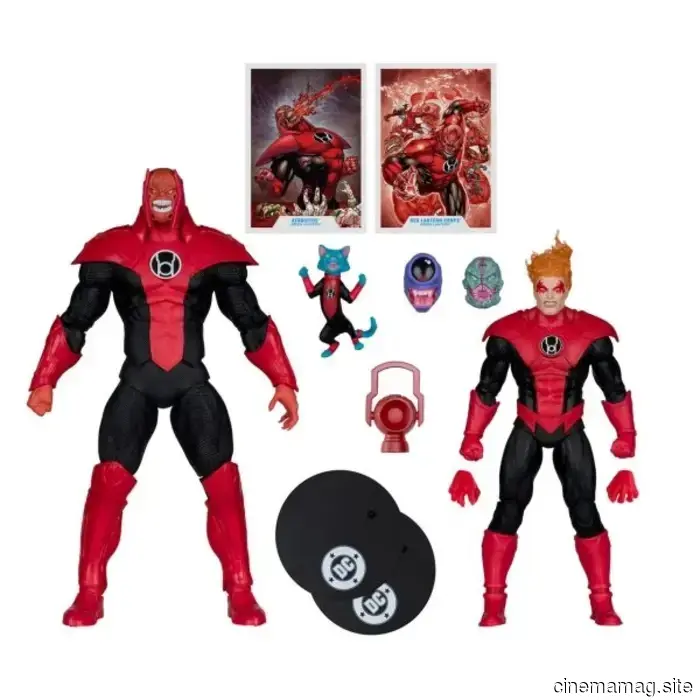 DC Multiverse Атроцитус и Корпус Красных Фонарей в упаковке из 2-х фигурок, представленная McFarlane Toys