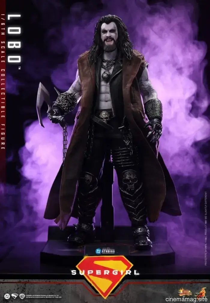 Lobo becomes a part of Hot Toys' Supergirl movie lineup with a sixth scale action figure.