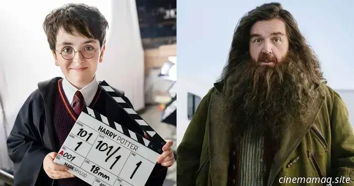 The Harry Potter TV series has started production and has released its first glimpse of Harry and Hagrid.
