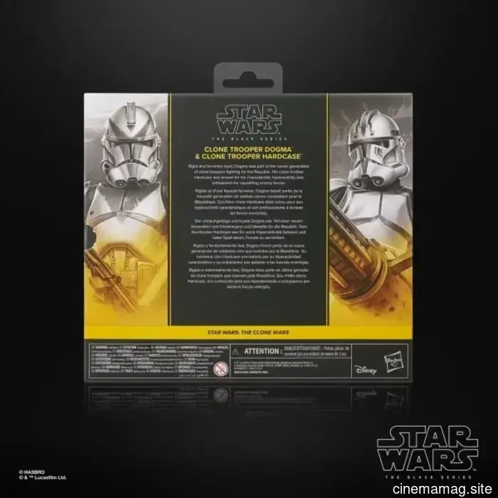 Pre-orders for Hasbro’s Star Wars: The Black Series Clone Trooper Dogma and Clone Trooper Hardcase 2-pack are now available.