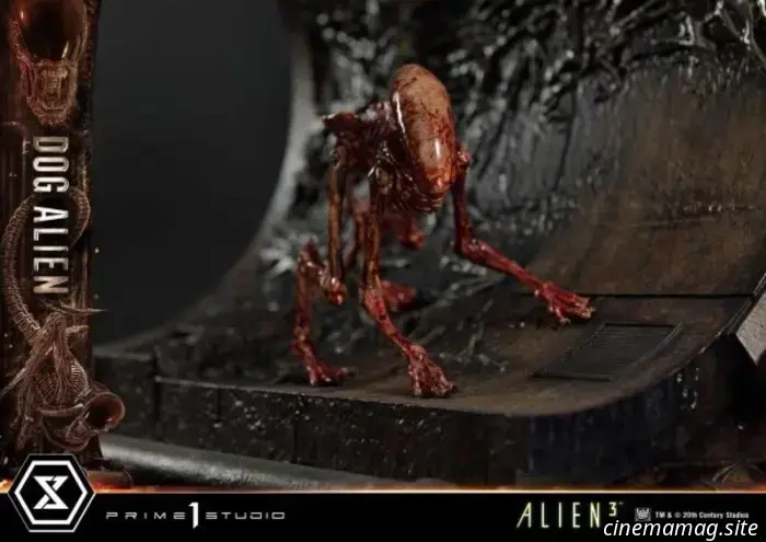 Estatua coleccionable de la serie Masterline del Museo Alien XL del Perro Alien 3 presentada por Prime 1 Studio