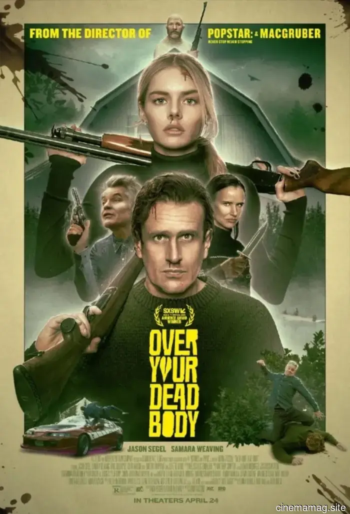 New red band trailer for Over Your Dead Body featuring Samara Weaving and Jason Segel.