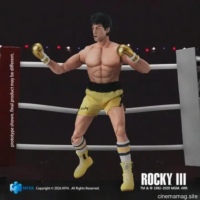 Hiya Toys annuncia la figura d'azione Rocky III Exquisite Super Series