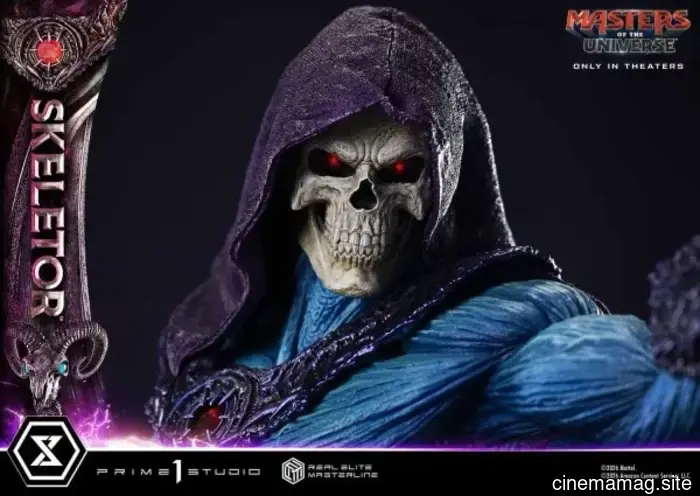 Masters of the Universe Skeletor Real Elite Masterline statua da collezione rivelata da Prime 1 Studio