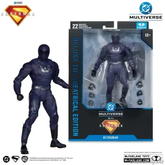 Лекс Лютор и Ультрамен из мультсериала DC Multiverse Superman - персонажи из фильма, показанные Макфарлейном