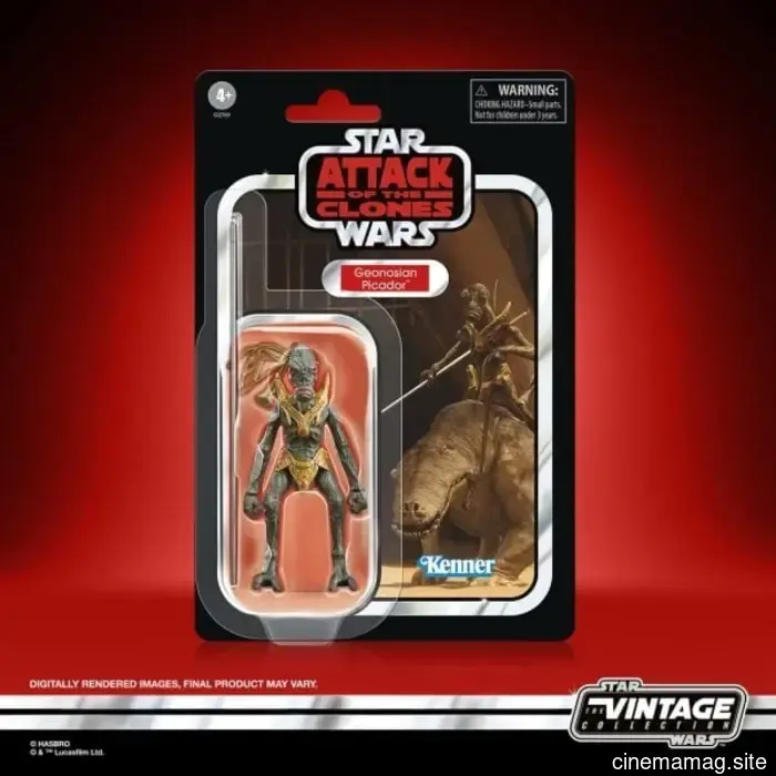 Hasbro has introduced the Orray & Geonosian Picador action figure set from Star Wars: The Vintage Collection.