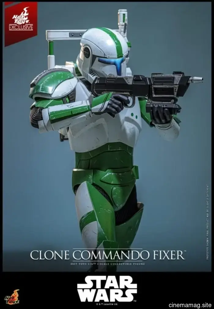 Star Wars: La figura de sexta escala del Clone Commando Fixer de Republic Commando revelada por Hot Toys