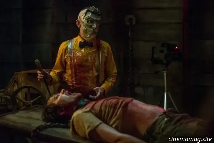 In the trailer for the horror film Your Host, friends struggle to stay alive in a serial killer's distorted game show.