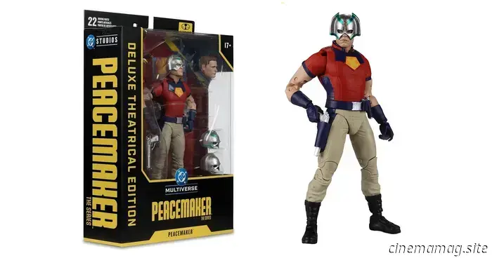 Figura Peacemaker Deluxe Edizione Cinematografica DC Multiverse ufficialmente svelata da McFarlane Toys
