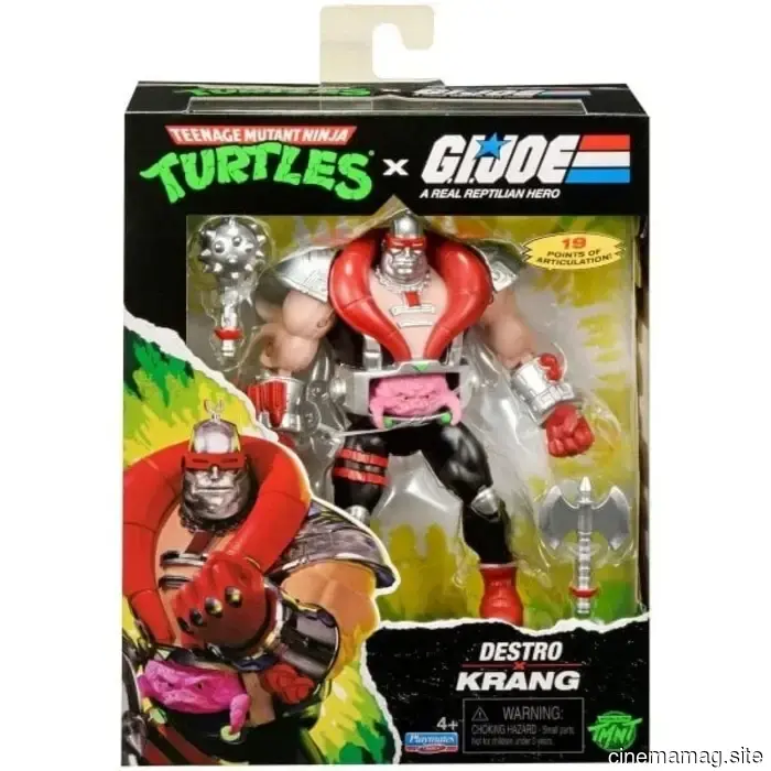 Pre-orders for the Teenage Mutant Ninja Turtles and G.I. Joe crossover action figures are now available.