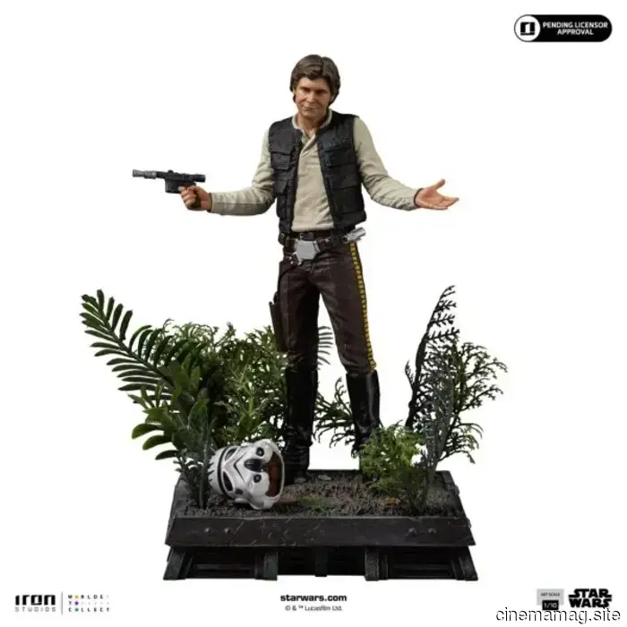 Iron Studios reveals a new collectible statue of Han Solo from Star Wars: Episode VI – Return of the Jedi.