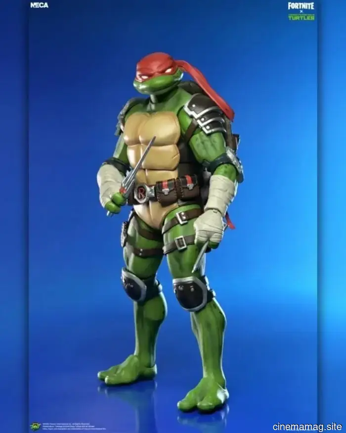 Leonardo e Raffaello si uniscono alla linea di action figure Fortnite x Teenage Mutant Ninja Turtles di NECA.