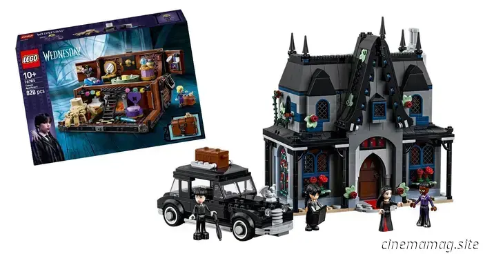 LEGO presenta nuovi set di Wednesday in anteprima prima del loro rilascio di ottobre
