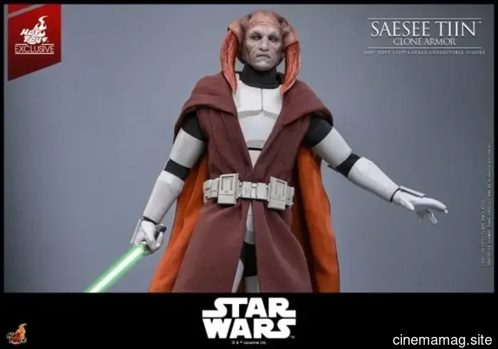 Hot Toys has unveiled a sixth scale figure of Saesee Tiin and Clone Commando Sev from Star Wars: The Clone Wars.
