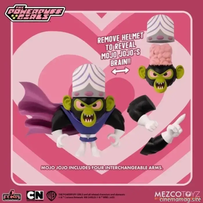 The Powerpuff Girls are being added to Mezco Toyz' 5 Points action figure series.