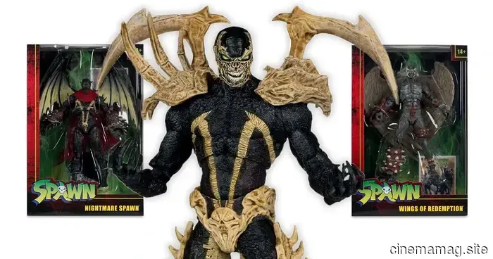 McFarlane Toys releases Nightmare Spawn, Wings of Redemption, and Curse of the Spawn action figures.